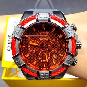FIRM PRICE-New Invicta Bolt Cable Chronograph Men's Watch.